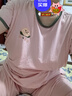 米度麗月子服夏季孕婦睡衣產(chǎn)后哺乳衣薄款寬松短袖喂奶衣服家居服 粉綠 XL碼（建議130-160斤左右） 曬單實拍圖