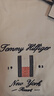 Tommy Hilfiger【絲光棉】春夏男雙面布休閑通勤字母刺繡短袖上衣T恤 白色 M 曬單實拍圖