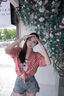 多想余防曬襯衫女格子襯衣外套2026年夏季新款女人味上衣高級感洋氣長袖 紅色格子襯衫 M 建議80-110斤 曬單實拍圖