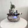鎏玉堂 陶瓷魚(yú)缸流水擺件辦公室客廳玄關(guān)家居加濕器噴泉桌面創(chuàng  )意流水器 無(wú)憂(yōu)（帶霧化器） 曬單實(shí)拍圖