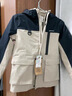 迪卡儂（DECATHLON）兒童三合一沖鋒衣羽絨服可拆卸內膽男女童保暖外套防水NH900 黑灰色 135 cm 曬單實拍圖