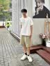 貓人男士T恤短袖男95%棉萊卡純棉抗菌涼感透氣夏季薄款內(nèi)搭打底衫男 曬單實拍圖