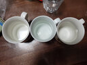 玉蝶茶杯陶瓷過(guò)濾泡茶杯景德鎮蓋杯青花瓷辦公會(huì )議杯 青山紅樹(shù) 曬單實(shí)拍圖