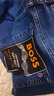 雨果博斯BOSS 男士26年夏季新款藍色修身柔軟牛仔褲 中藍色 2XL 曬單實拍圖