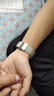卡西歐（CASIO）手表女男情侶手表一對時尚禮物全自動非機械防水簡約經典男士腕表 銀色男款【米蘭表鏈+皮帶】 曬單實拍圖