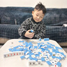 GERTHRON德國數字拼音麻將兒童款3-6歲男女孩早教益智成長周歲生日禮物 粉色【數字拼音組合】144數字+88拼音麻將 【數字+拼音貼紙+懲罰轉盤+骰子+收納袋】 曬單實拍圖