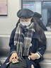 啄木鳥圍巾女秋冬季日系百搭軟妹暖絨格子大航海家冬jk制服甜美披肩時(shí)尚 大航海家圍巾 曬單實(shí)拍圖
