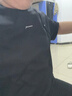 尤芮軻胖男生美式解構拼接純色T恤男重磅遮肉寬松短袖體恤大碼休閑圓領 黑色 5XL 225-240斤 曬單實拍圖