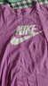 耐克女子標志短袖T恤純棉半袖印花輕便休閑柔軟舒適NIKE DX7907 504淺品紅 L 曬單實拍圖