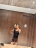 DK泳衣女新款bikini性感三角比基尼韓國顯瘦聚攏分體游泳裝 黑色 XL 曬單實(shí)拍圖