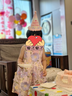 G.duck小黃鴨兒童芭蕾舞蹈裙子女童公主裙夏季女孩寶寶花朵禮服花朵裙 粉 110 cm 曬單實拍圖
