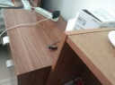 芬格美家（FENGEMEIJIA）电脑桌台式家用简约办公桌双人书桌书柜组合学生桌写字桌 深橡木色 桌面1400mm长度三件套 实拍图