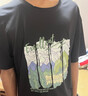 班尼路（Baleno）t恤男夏新款冰絲網(wǎng)眼透氣青少年潮流速干圓領休閑情侶設計感短袖 曬單實拍圖
