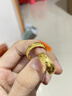 大撿漏正品24純真沙金耳環(huán)女氣質(zhì)滿天星素圈耳圈黃金色高檔耳墜 旺夫*招財(cái)*滿天星耳環(huán)3.518克[ 曬單實(shí)拍圖