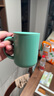 膳魔師（THERMOS）陶瓷保溫杯馬克咖啡杯440ml茶杯男女水杯子TCDG-451LC-GR(梅青) 曬單實(shí)拍圖