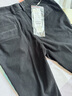 巴魯特（Brloote）燈芯絨休閑褲男士寬松保暖商務(wù)休閑九分褲秋冬裝 黑色 175/86A 曬單實(shí)拍圖