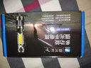 微笑鯊手電筒強光可充電式超亮小型聚光戶(hù)外家用迷你便攜巡邏耐用遠射燈 SD-610【鋁合金】黑色+送塑料盒 曬單實(shí)拍圖