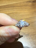 IDC河南人工培育鉆石鉑金結婚戒指18K金柏林情書訂婚鉆戒情人節禮物 18k金【D色/VVS/上海IGI+NGTC雙證】 1克拉【重金版】 曬單實拍圖