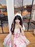 夢囈蝶lolita白糖少女洋裝芭蕾風jsk蓬蓬裙公主連衣裙lo小裙子 夢囈蝶粉色JSK+拖尾+發(fā)帶+飛機盒 S 曬單實拍圖