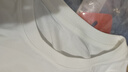 香影【涼感抑菌】刺繡印花白t恤女2026夏季新款圓領短袖棉質上衣 白色 M 160/95-110斤/上衣54.5CM 曬單實拍圖