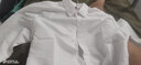 卡度頓襯衫男春秋季純色長(cháng)袖商務(wù)正裝休閑男士舒適修身西裝內搭白襯衣男 白色（配領(lǐng)帶） 2XL（130-145斤） 曬單實(shí)拍圖