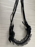 樂(lè )喵（LEMIAO）日系Lolita洛麗塔發(fā)飾蕾絲蝴蝶結發(fā)箍飄帶KC發(fā)帶動(dòng)漫萌娘女仆頭飾 黑色  A29-307 曬單實(shí)拍圖