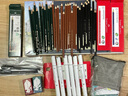 溫莎牛頓【弗洛伊德同品牌】彩色鉛筆涂鴉填色素描彩鉛專業(yè)手繪美術彩色繪畫素描油性彩鉛48支彩色鉛筆套 曬單實拍圖
