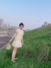 PATAVINITY SINCE 2011 P桑蠶絲國風套裝連衣裙女士夏季2026年新款高檔真絲洋氣百搭長裙子 杏色 M 90-105斤 曬單實拍圖