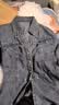 百圖女裝2026年夏季新款潮流高級(jí)感短袖襯衫氣質(zhì)軟牛仔上衣女2604T44 曬單實(shí)拍圖