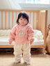 G.DUCKKIDS小黃鴨童裝女童套裝秋冬季新款兒童衣服女小童加絨加厚衛(wèi)衣兩件套 粉色 80尺碼9-12個(gè)月建議寶寶75-85cm 曬單實(shí)拍圖