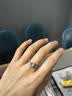 琦君Pt950培育鉆石戒指女1克拉鉆戒結定求婚七夕情人節禮物送女友老 曬單實拍圖