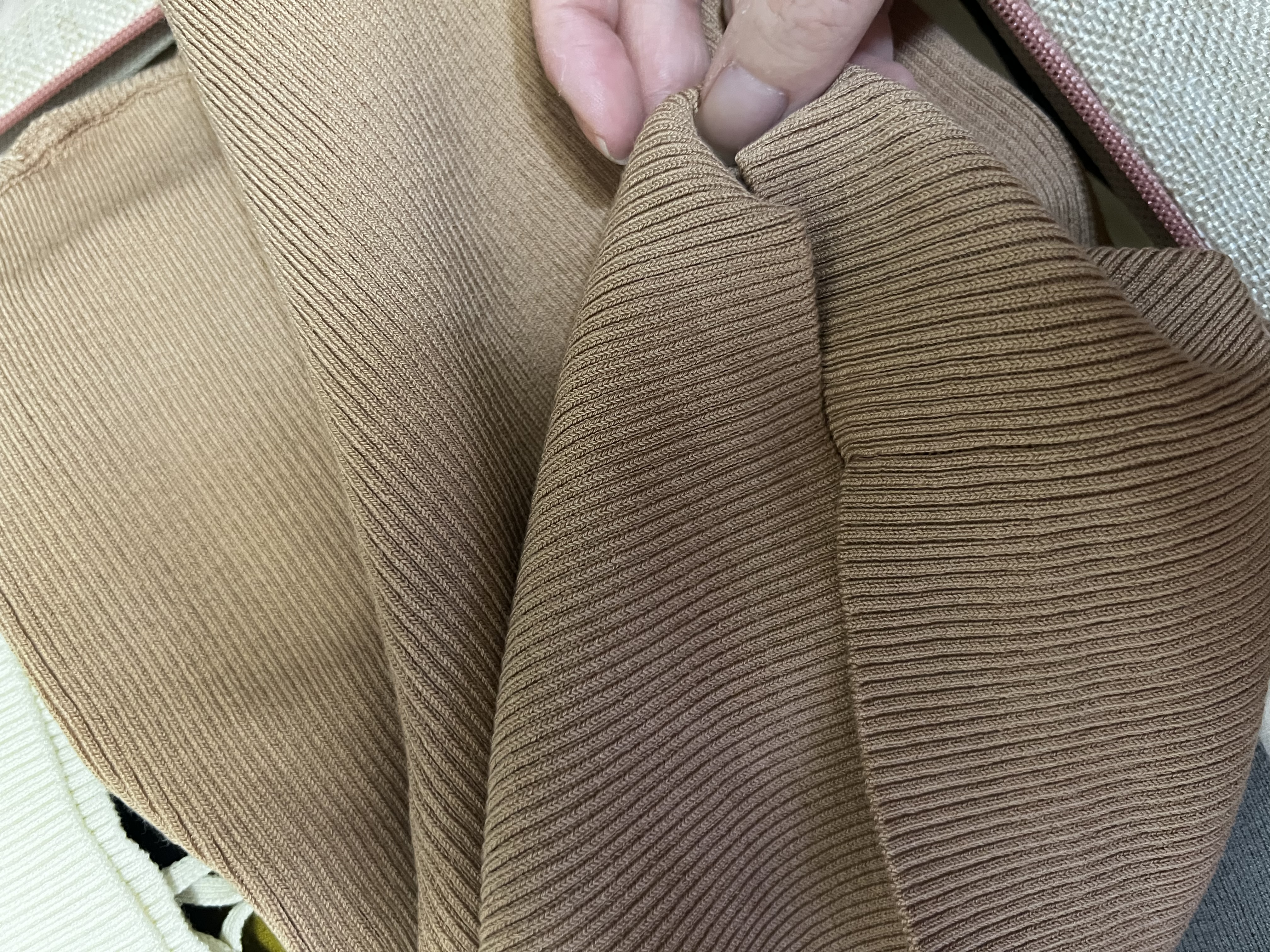 三吉黑花【素心】天絲平口吊帶背心女內搭2025新款外穿無袖打 卡其長 曬單實拍圖