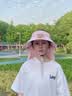 偶森兒童太陽能風扇帽子夏季3-6-12歲防曬帽遮太陽帽帶風扇帽子女孩童 曬單實拍圖