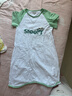 史努比（SNOOPY）寶寶睡衣家居服純棉夏季睡裙卡通短袖睡袍睡裙 曬單實拍圖