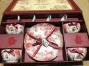 心楠中式碗喜慶喬遷新婚禮物高檔碗盤套裝陶瓷碗結(jié)婚禮盒套裝陶瓷餐具 十全十美禮盒套裝【4碗+4勺+2盤】 曬單實(shí)拍圖