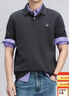 GANT/甘特【出色POLO】26春夏男士休閑翻領棉質正肩短袖T恤polo衫 010-深空灰【男款】 XL 曬單實拍圖