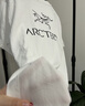 始祖鳥（ARC'TERYX）Kragg SL Cotton Bird Word 夏季男款棉質鳥圖透氣短袖七夕送禮物 White Light / Black白光/黑 L 現貨速發 建議160-180斤 曬單實拍圖