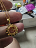 中國黃金（CHINA GOLD）莫比烏斯環黃金項鏈女足金蝴蝶吊墜七夕情人節禮物送女朋友老婆 京速達-足金捕夢網蝴蝶吊墜約1.4-1.5+足金鏈約1.3 曬單實拍圖