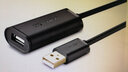 綠聯(lián)（UGREEN）USB3.0延長(cháng)線(xiàn) 2.0公對母數據連接線(xiàn) 無(wú)線(xiàn)網(wǎng)卡打印機攝像頭加長(cháng)線(xiàn)帶信號放大器雙供電工程級延長(cháng)線(xiàn) USB2.0延長(cháng)線(xiàn)【內置信號放大器丨工程款】 30米 曬單實(shí)拍圖