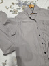 京舒然京東自有品牌棉新款睡衣純棉短袖家居服套裝  灰色2XL七夕 曬單實拍圖