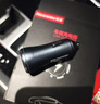 紐曼車載充電器Max120W適用VIVO/OPPO超級快充閃充汽車轉換器鋁合金雙usbA快充頭一拖二點煙器 配A-C線 曬單實拍圖
