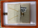 愛馬仕（HERMES）Mini Pop H項鏈 玫瑰金鏈條橢圓立體琺瑯項鏈送女友七夕送禮 愛馬仕項鏈 鏈長40cm吊墜0.7*0.9cm 曬單實拍圖