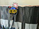 西漢（XIHAN）學(xué)生宿舍強遮光U型雙導軌床簾紗簾0.9米床【上下鋪通用】 晚風(fēng)(3片簾+3紗+頂+雙軌支架) 寬90*長(cháng)190*高90~140CM可調 曬單實(shí)拍圖