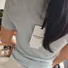 VEROMODA T恤女2026夏季新款含萊賽爾不對(duì)稱領(lǐng)口壓褶短袖百搭326201064 曬單實(shí)拍圖