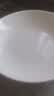 隆達骨瓷餐盤陶瓷餐具純白盤子家用骨碟菜盤西餐盤簡約健康骨瓷餐具水果盤 純白深盤 4個 7.5英寸 曬單實拍圖