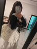 星昔大容量蝴蝶結碎花單肩包女韓系甜美手提波士頓包旅行通勤托特包潮 米白蝴蝶碎花單肩包-不含掛件 曬單實拍圖