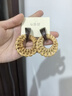 宜品達波西米亞竹藤草編耳環耳釘女輕奢小眾高級感2026新款耳飾度假風 竹藤草編耳針 曬單實拍圖