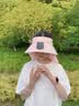 偶森兒童太陽能風扇帽子夏季3-6-12歲防曬帽遮太陽帽帶風扇帽子女孩童 曬單實拍圖