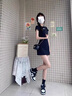 UKMR夏季新款韓版收腰女裝連衣裙子赫本風(fēng)純欲時(shí)尚百搭顯瘦包臀裙裙子 黑色.包.臀.裙. M 95--105斤穿 曬單實(shí)拍圖