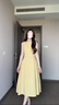 GARNUO黃色無(wú)袖背心連衣裙子女夏季2026新款法式氣質(zhì)高級感收腰顯瘦長(cháng)裙 黃色【無(wú)袖長(cháng)款】 M 【101-110斤】 曬單實(shí)拍圖